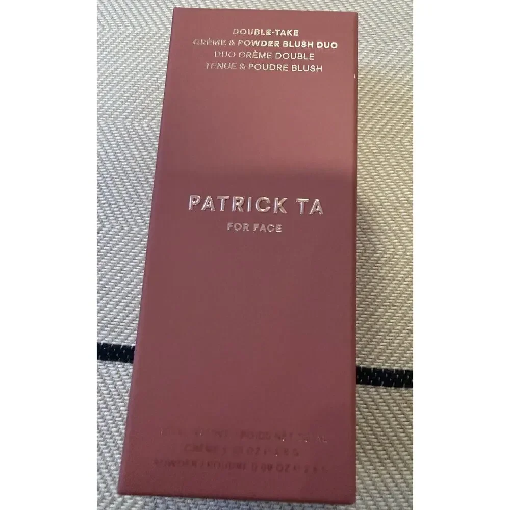 PATRICK TA Mini Major Headlines Double-Take Blush Duo She Left Me On Red NIB